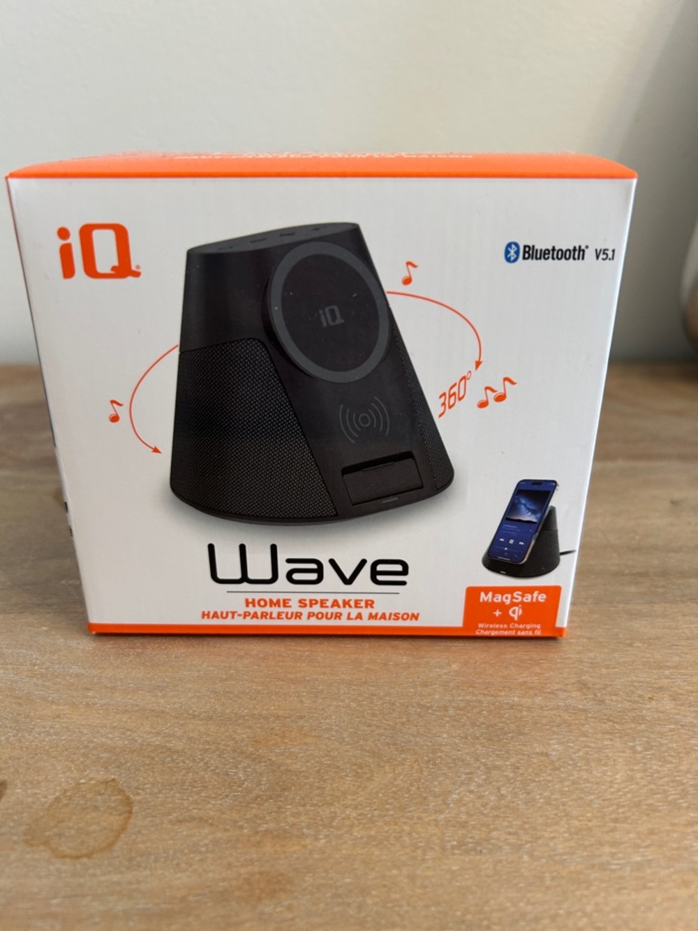 Wave Portable Bluetooth Home Speaker - Black